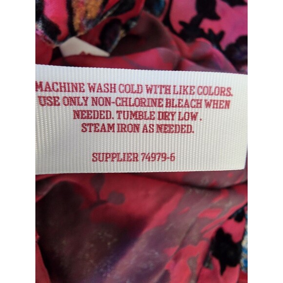 Velvet Burnout Kimono Open Front Top Size M/L Arizona - Picture 8 of 8